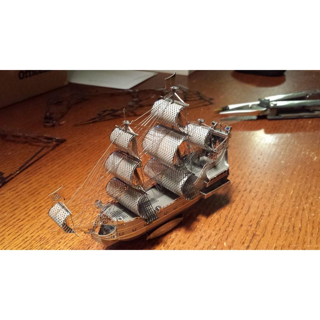 Mô Hình Lắp Ráp 3d Tàu Buồm Nữ Hoàng Anne Báo Thù - Queen Anne’s Revenge !