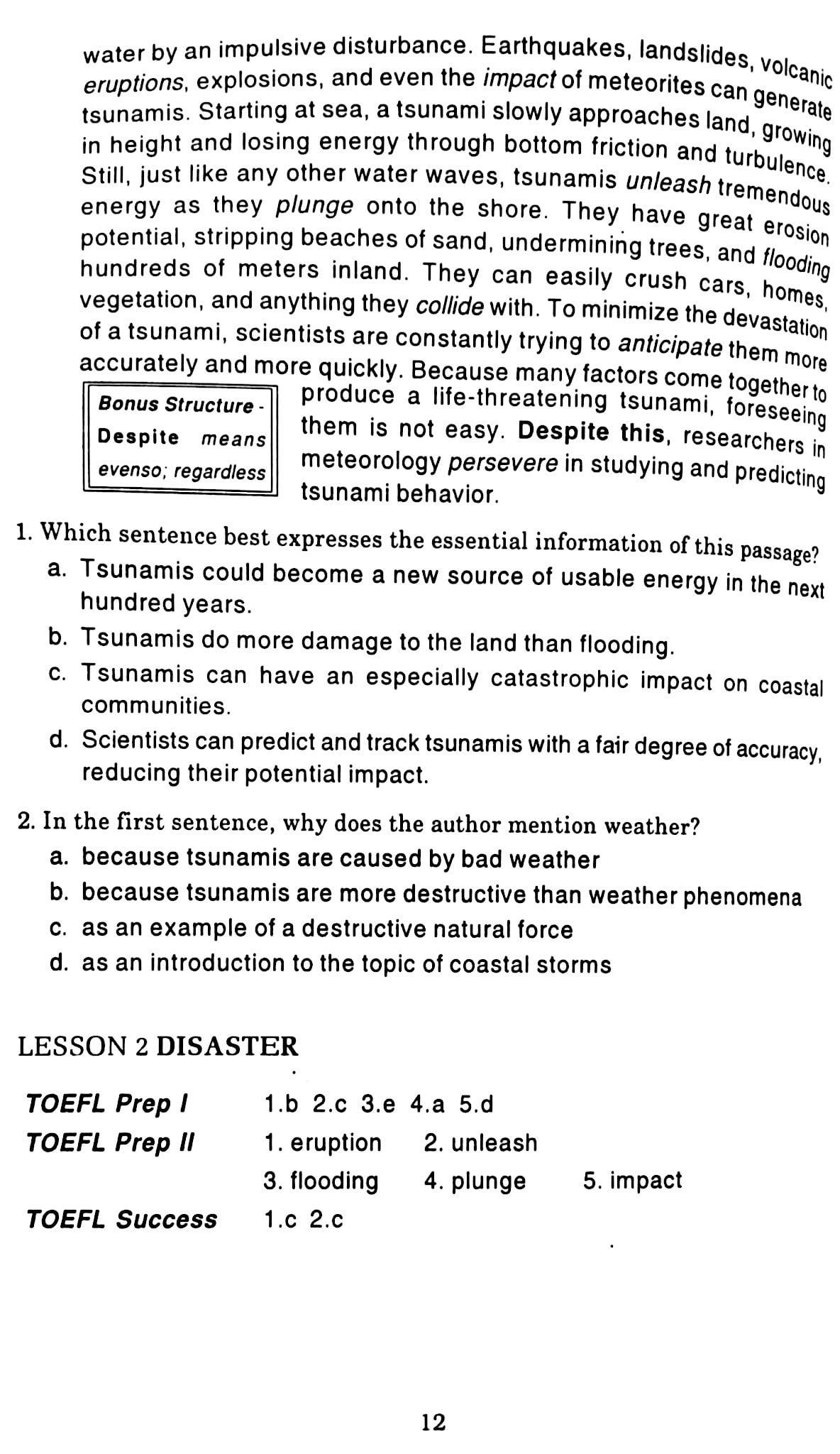 Sách 400 Từ Vựng Thiết Yếu Cho Người Thi TOEFL