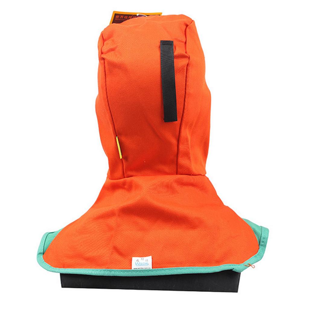 2 Piece Flame Retardant Safey Helmet Welding Neck Protective Hood Head Cover