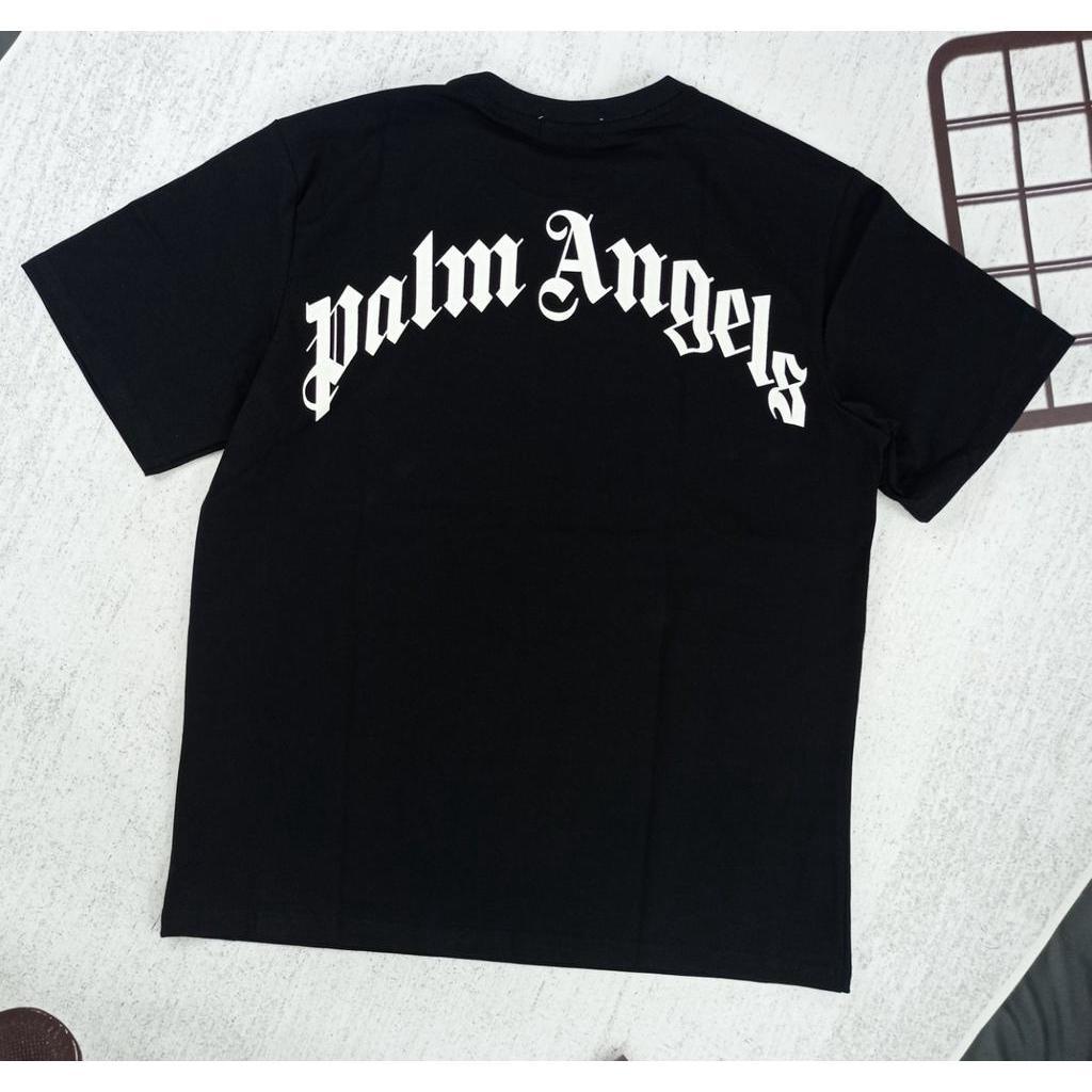 Áo Thun Tay Ngắn Unisex P@lm Angels 2021 In Hình Gấu Trái Tim