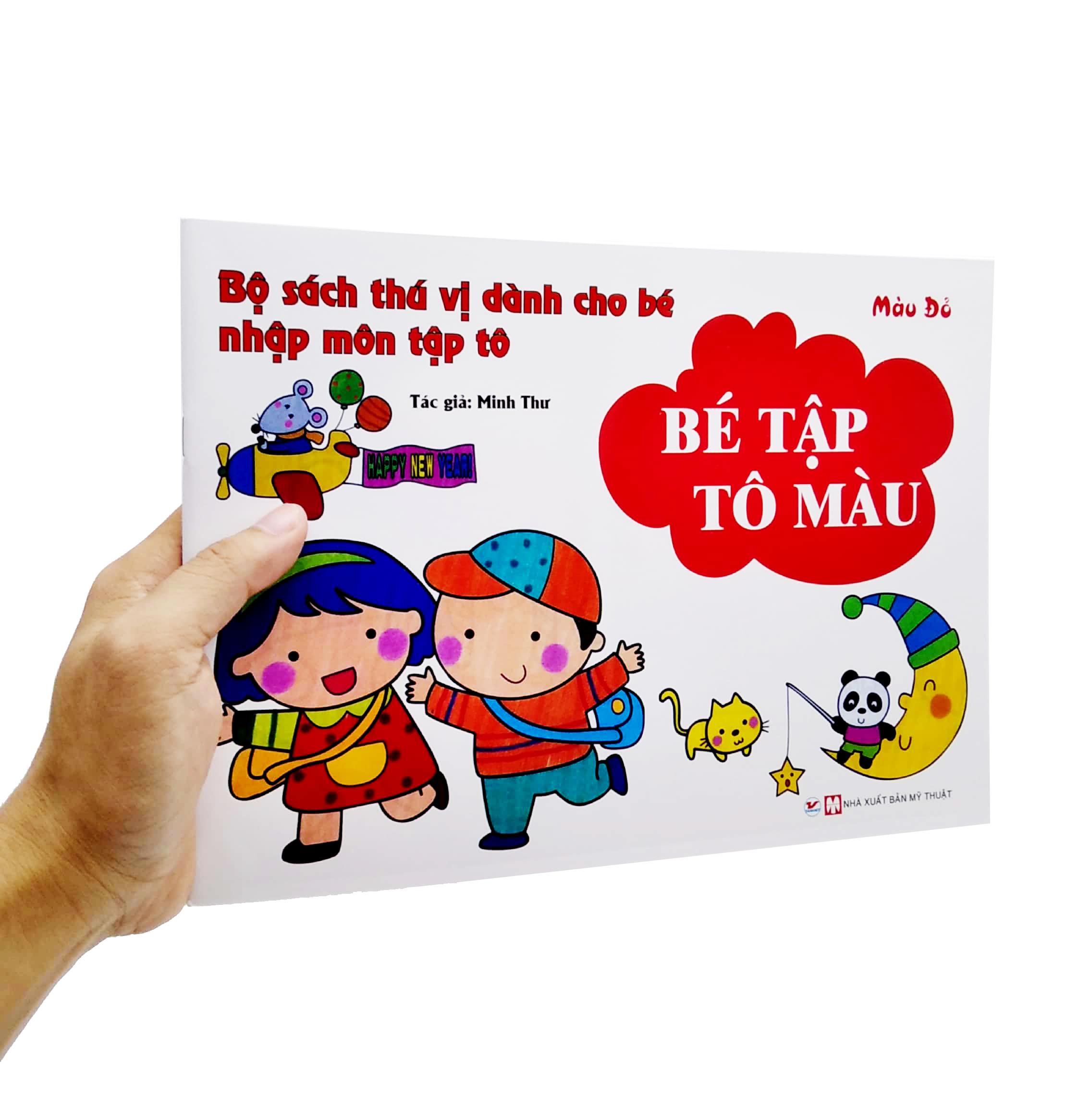 Bộ Sách Thú Vị Dành Cho Bé Nhập Môn Tập Tô - Bé Tập Tô Màu - Màu Đỏ