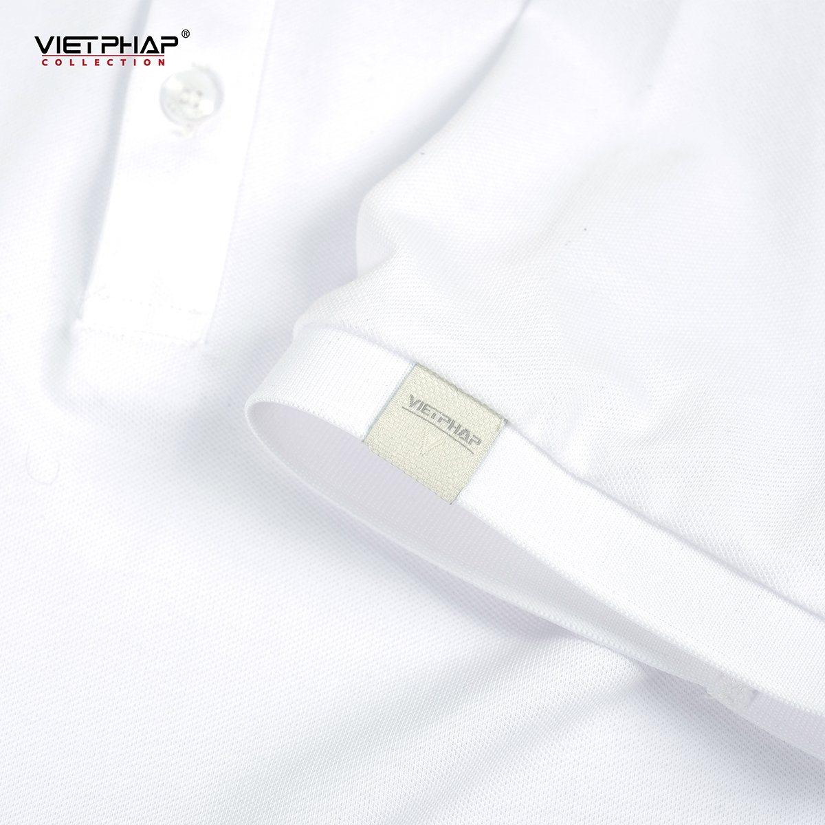 Áo Polo Nam VIỆT PHÁP Form Basic Chất liệu Cotton Pique co giãn thấm hút mồ hồi tốt 2A001