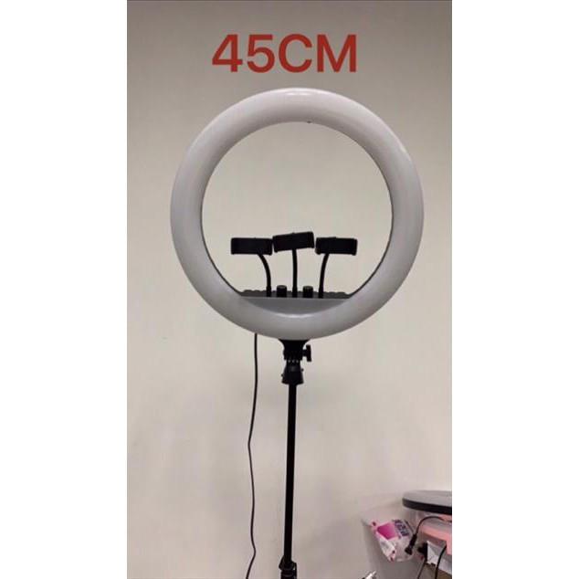 Đèn LiveStream 26cm-35cm -45cm.Hỗ trợ ánh sáng Chụp Ảnh, Make Up Trang Điểm. 3 Chế Độ Sáng