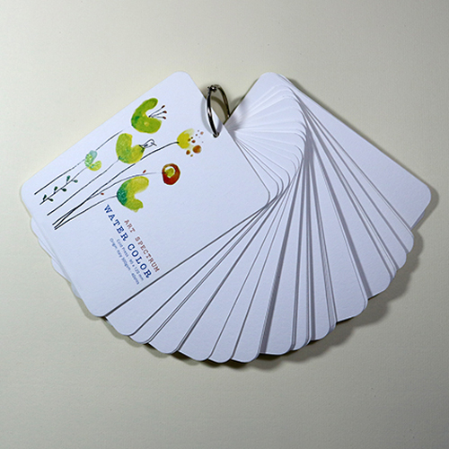 Giấy vẽ màu nước Postcard 40 tờ khổ cm - Màu xanh lá