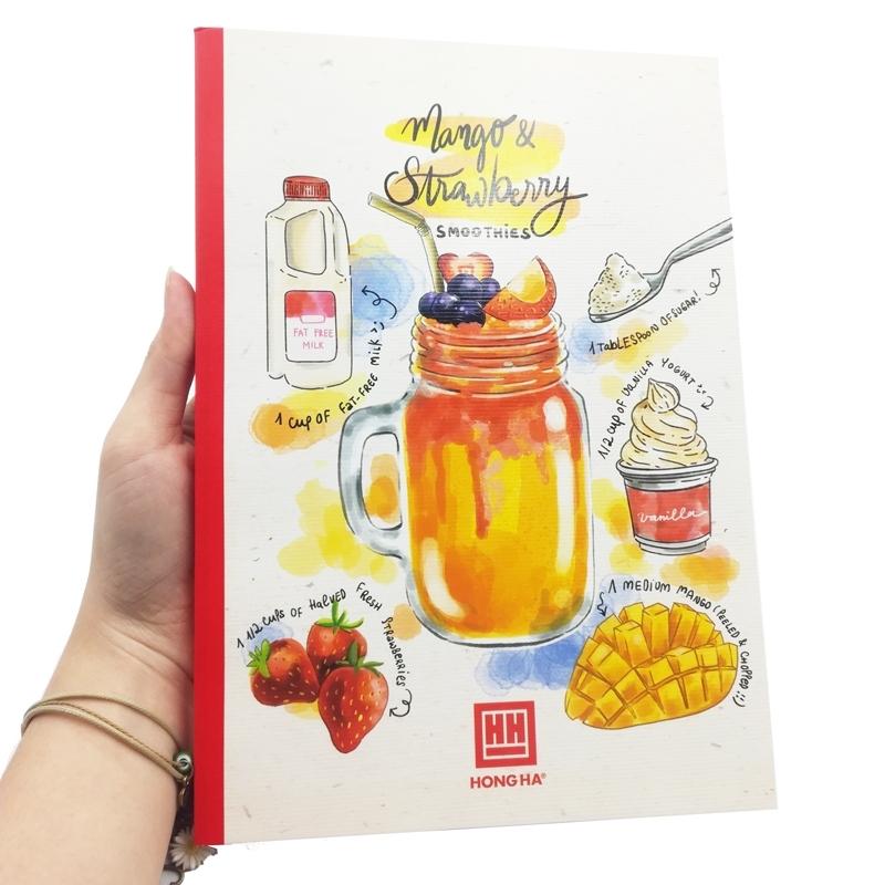 Vở Cocktail - 4 Ly Ngang 200 Trang ĐL 70g/m2 - Hồng Hà