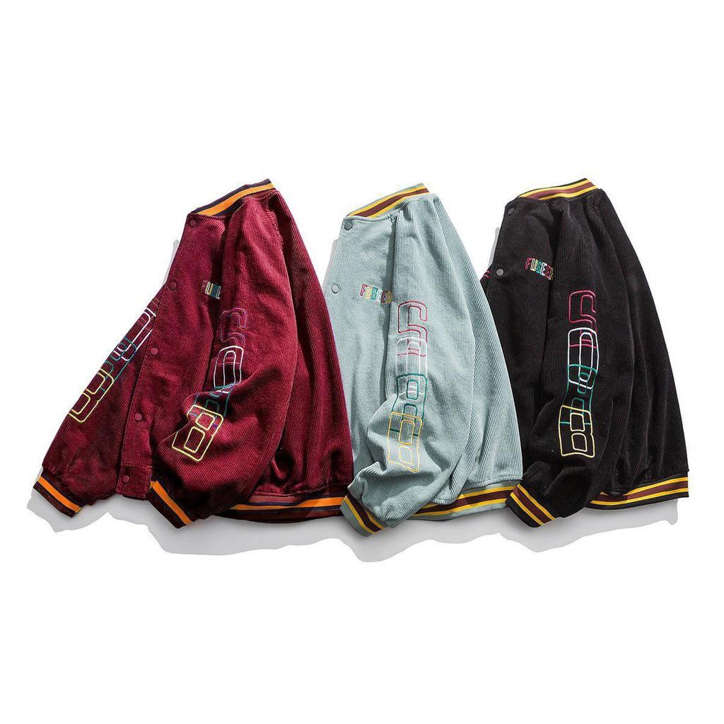 Áo Khoác Bomber Nam Nữ - Áo Khoác Kaki Unisex EOHFFRU Vải Nhung Siêu Hot - LP.STORE