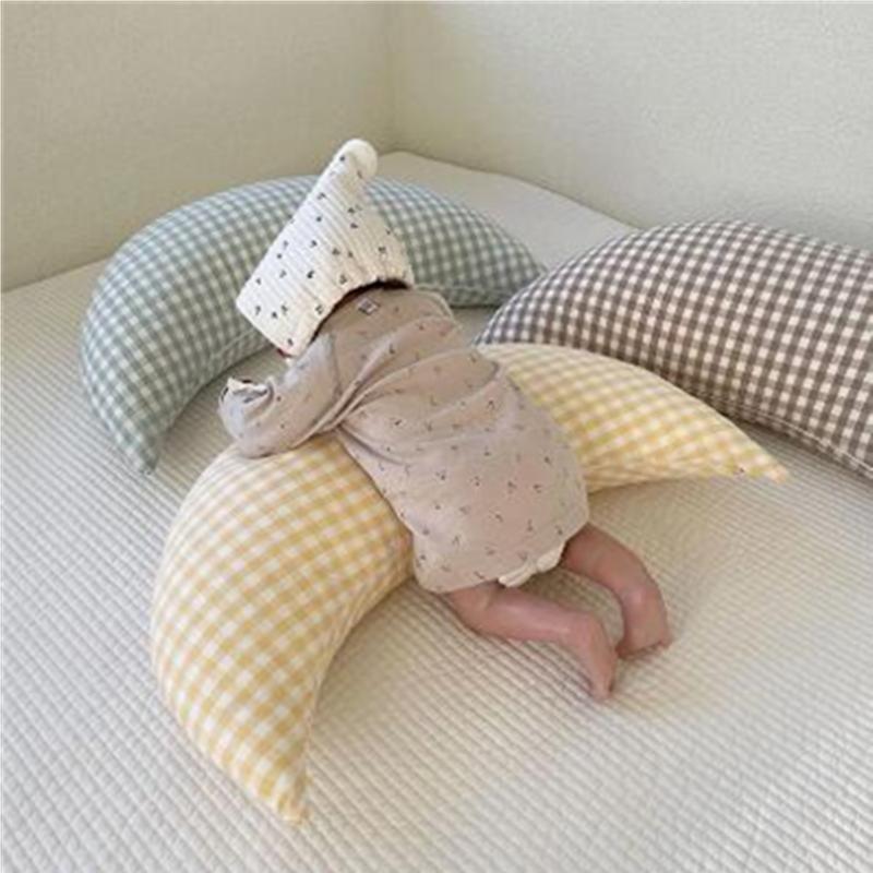 60X25CM Cotton Trăng U Gối Cho Bé Tạo Dáng Gối Ngủ Gối Sơ Sinh Điều Dưỡng Gối Cho Con Bú Đồ Chơi Nhồi Bông Trẻ Em