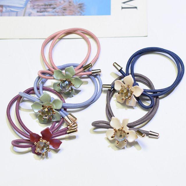 Dây buộc tóc hoa sứ nhiều màu