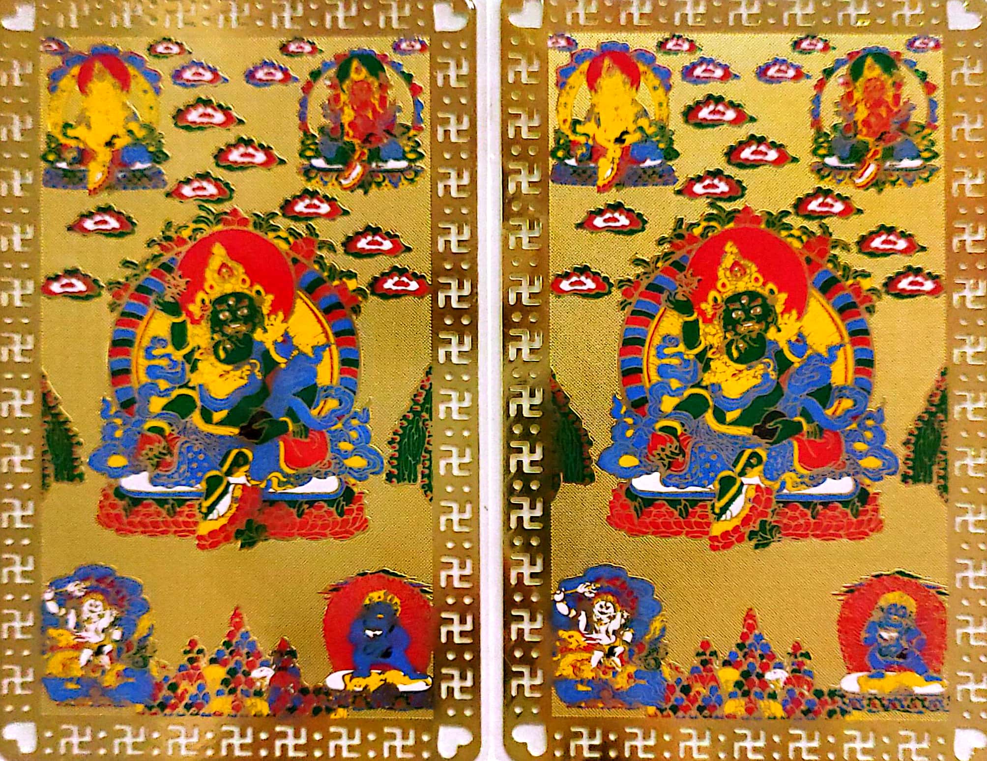 Kim bài Ngũ Bộ Thần Tài Jambala - thờ cúng, phong thuỷ