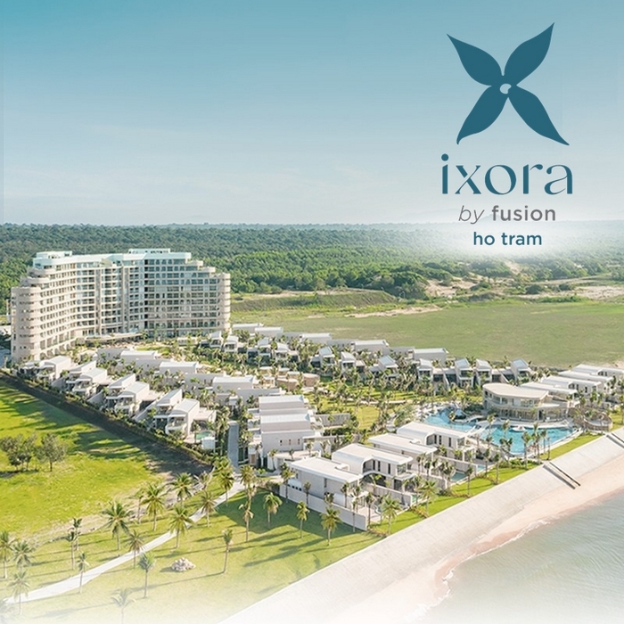 Ixora Ho Tram by Fusion Resort 5* Vũng Tàu - Trọn Gói Gồm Xe Đưa Đón Từ Sài Gòn Dành Cho 02 Người, Buffet Sáng, Hồ Bơi, Bãi Biển Riêng