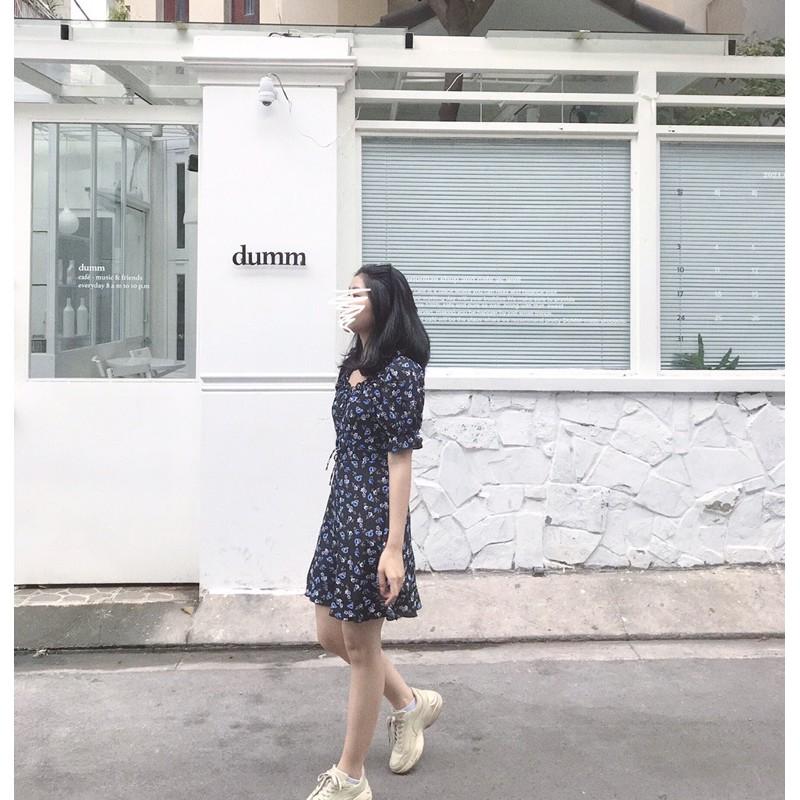 Đầm mini xanh đen navy