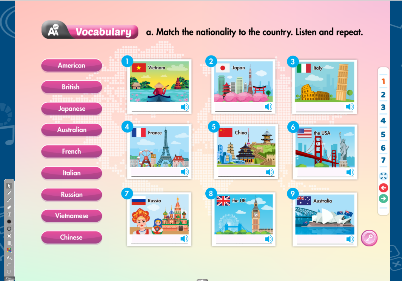 I-Learn Smart World Starter - Ứng dụng phần mềm tương tác sách học sinh