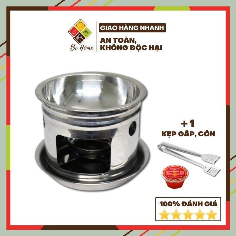 Bộ Nồi Lẩu Bếp Cồn Inox dã ngoại du lịch văn phòng nấu lẩu tại nhà