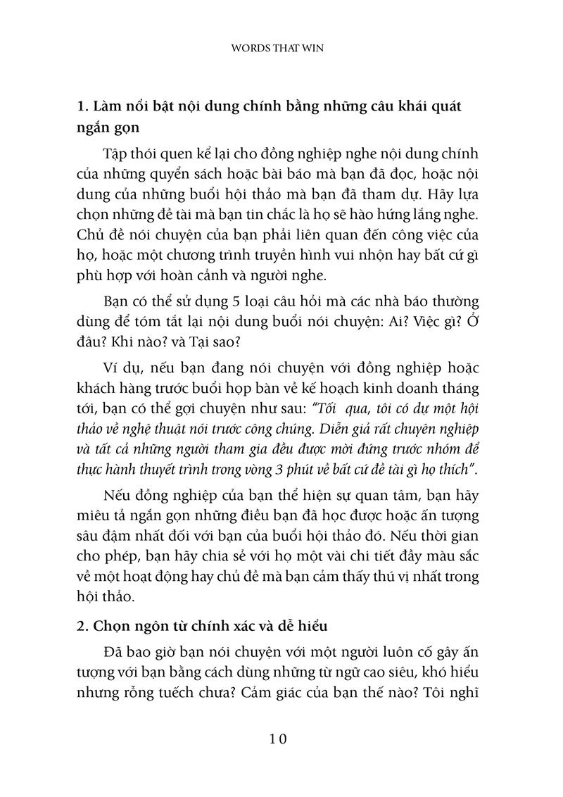 Sức Mạnh Của Ngôn Từ - Words That Win