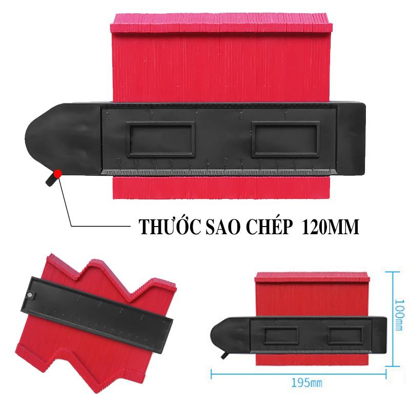 Thước sao chép hình dạng đa năng 250mm - đo góc đường viền, THƯỚC ĐO ĐA GÓC ĐA NĂNG