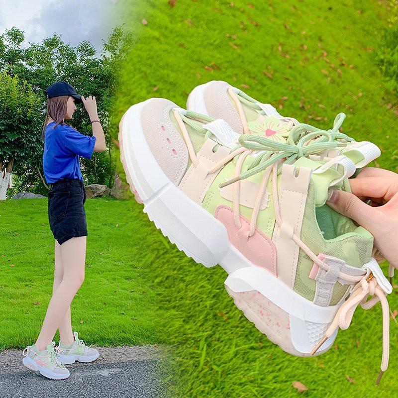 ️ SNEAKER ĐỘN ĐẾ HOA ANH ĐÀO 2020 _Kèm video và ảnh thật shop tự chụp