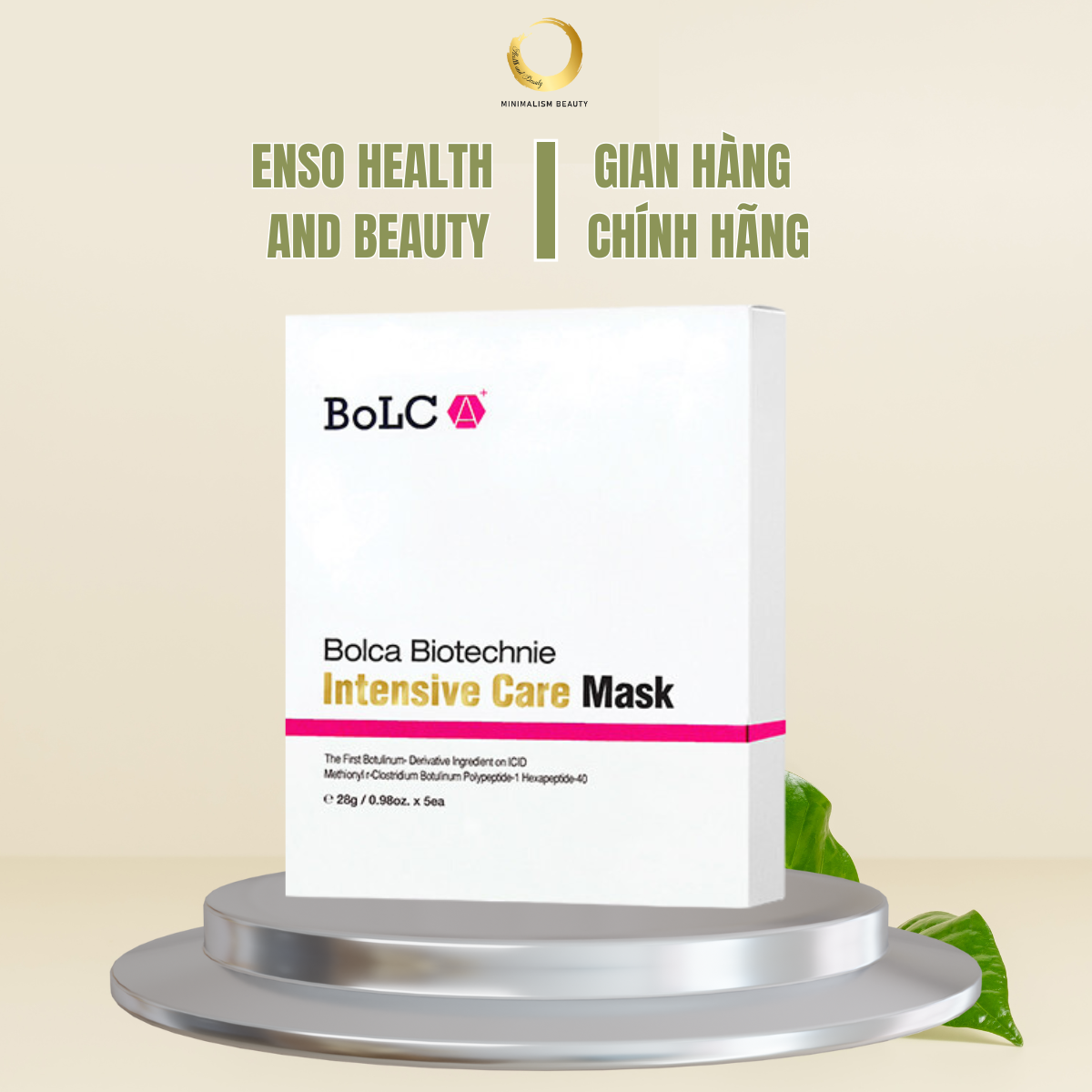 Mặt nạ cấp ẩm, làm trắng và giảm nếp nhăn - Bolca Biotechnie Intensive care mask