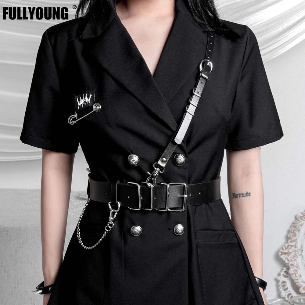 Mới Thời Trang Nữ Cao Cấp Thắt Lưng Dây Nịt Nam Da Dây Chuyền Dây Gothic Áo Đầm Dây Cá Tính Nữ Hợp Thời Trang Tất Cả Trận Đấu