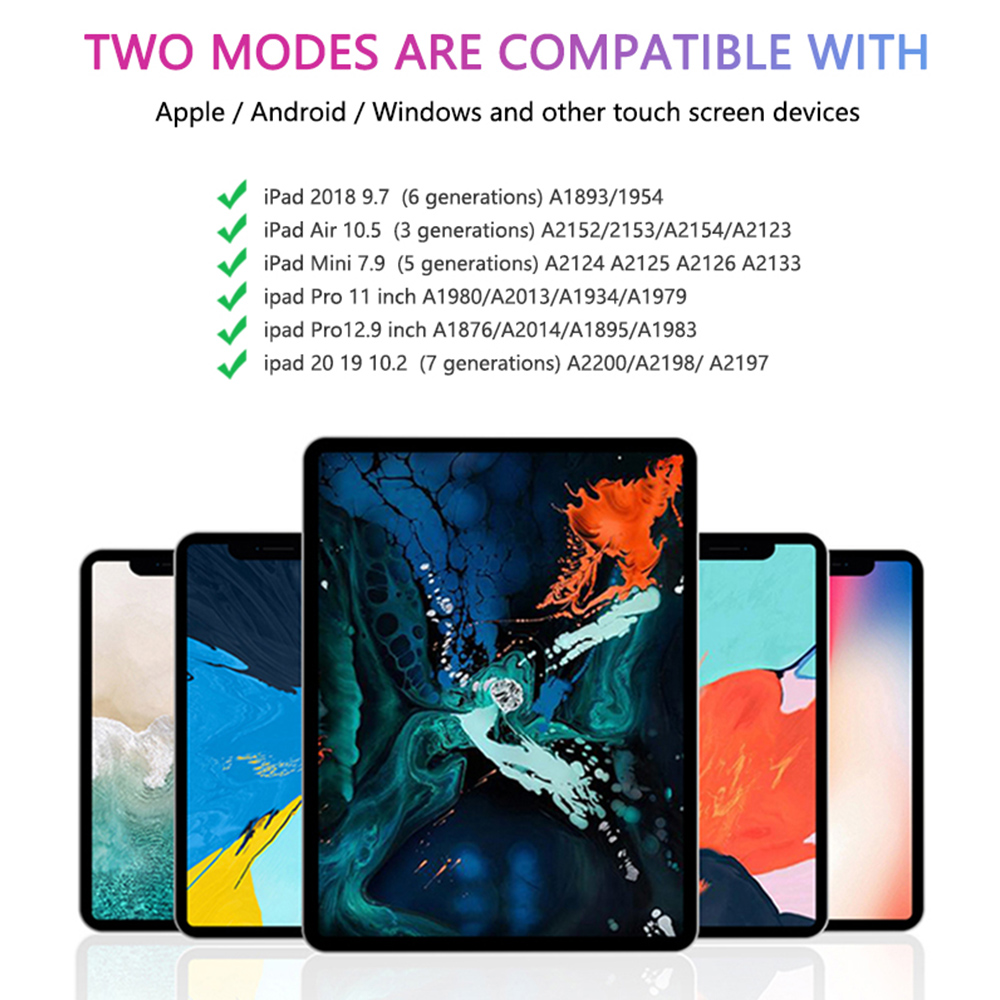 Bút cảm ứng cho iPad Pro 12.9 11 iPhone 11 Pro Max với Palm Rejection Tương thích với Apple Samsung