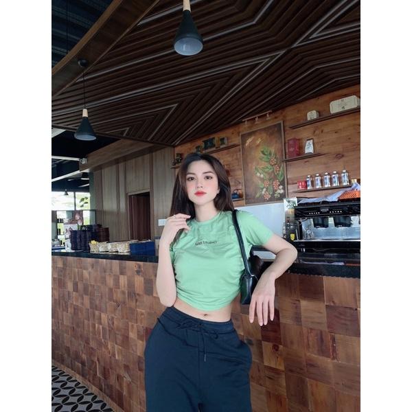 SET THỂ THAO CROPTOP - ẢNH SÀN CHỤP CẬN VẢI - THUN COTTON DÀY ĐẸP