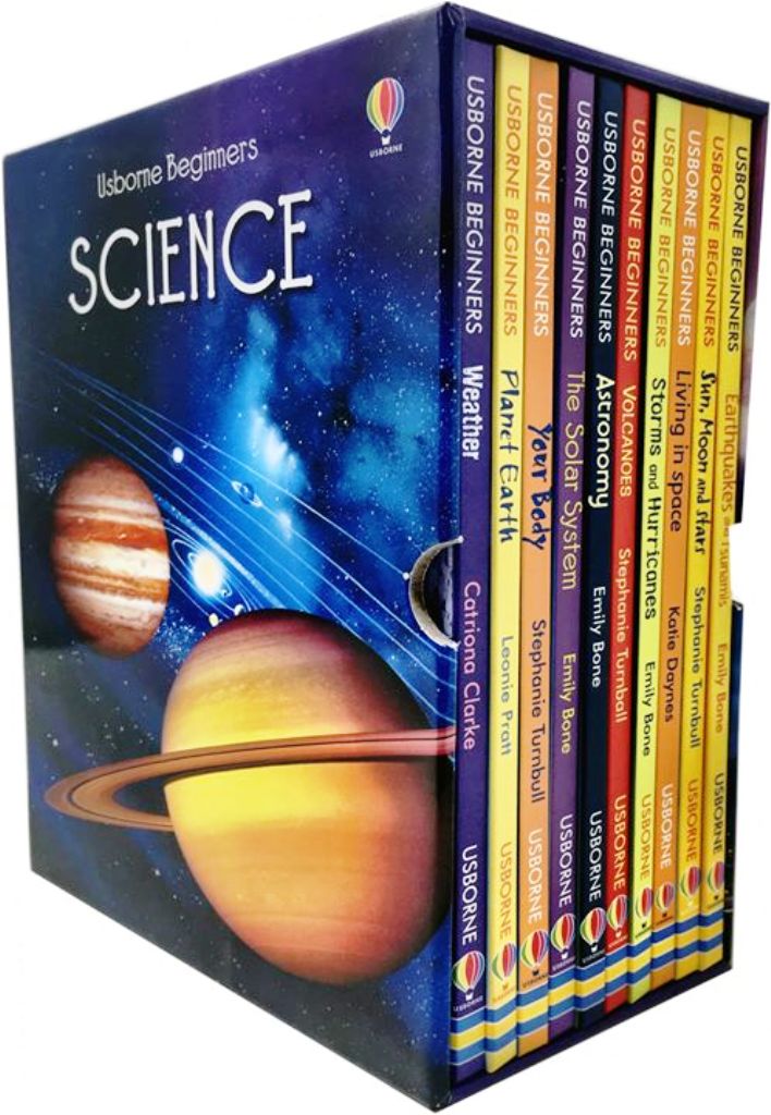 Usborne Beginners Science - bộ 10 cuốn - Boxser bìa cứng