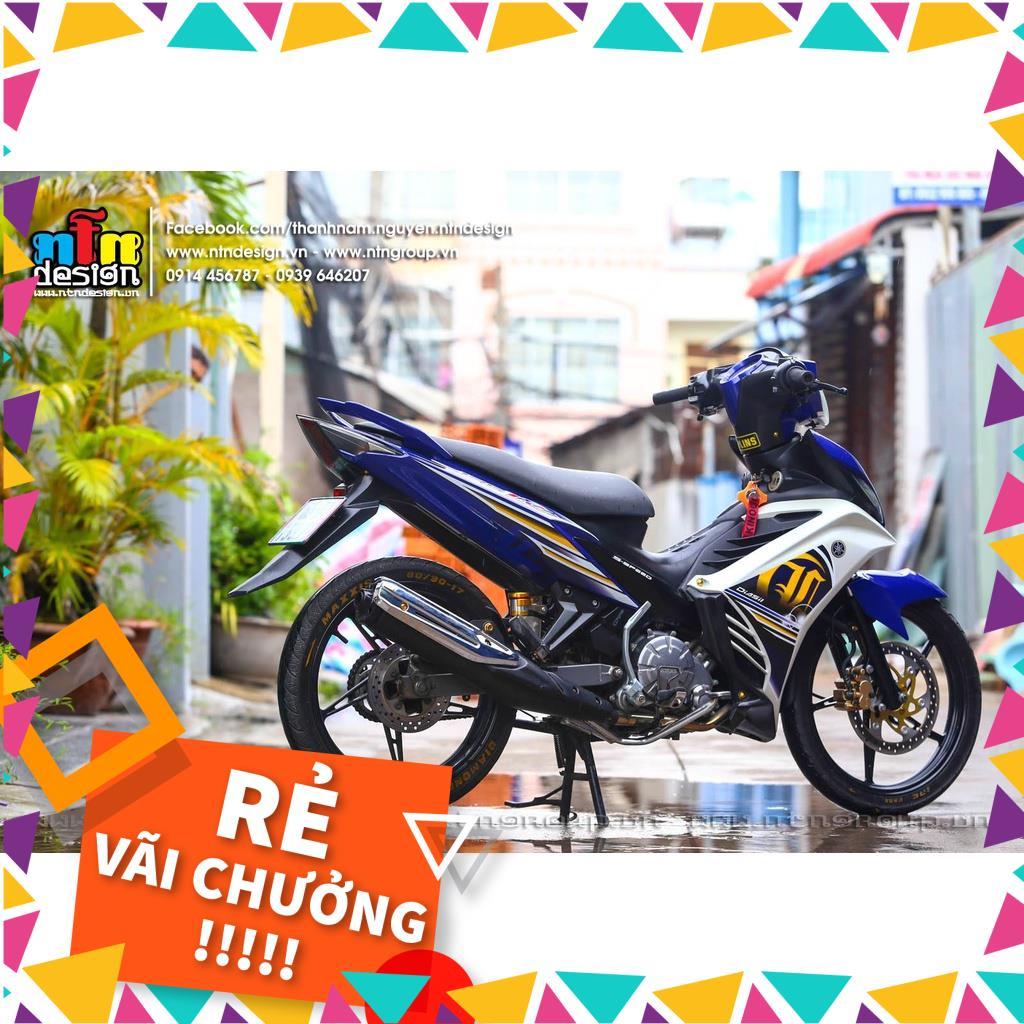 Tem Rời Exciter 135 Mẫu LC Trắng Vàng Xanh GP