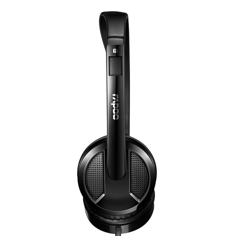 Tai nghe Rapoo H100 chụp tai có dây On-ear - Wired Stereo - Hàng chính hãng