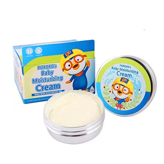 Kem dưỡng ẩm trẻ em Pororo's Baby Moisturizing Cream chống nẻ khô da 1+ ngày tuổi Hàn Quốc 65g