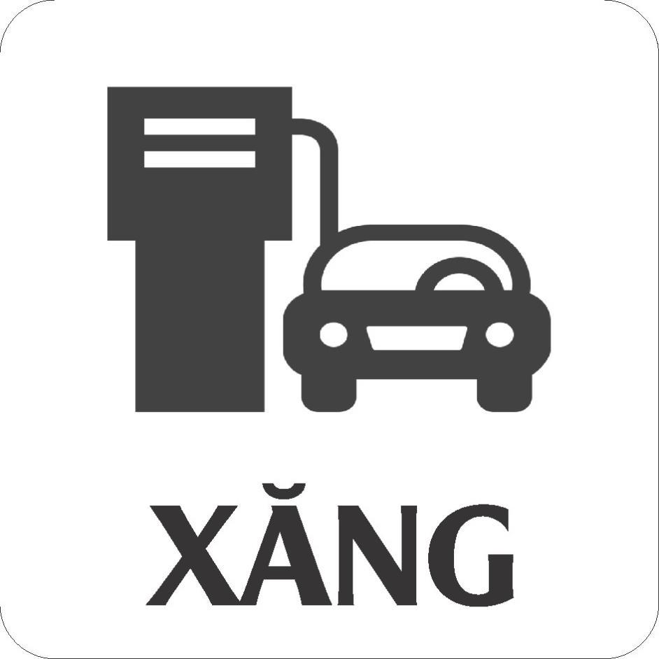 Miếng dán decal nắp bình xăng dầu cho xe oto Oil-8