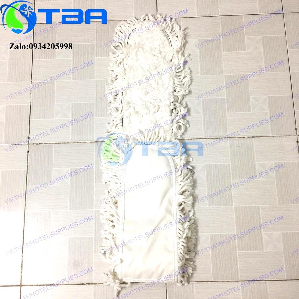 Tấm lau thay thế cây lau bụi công nghiệp bản 120cm sợi cotton màu trắng siêu thấm hút thế hệ mới