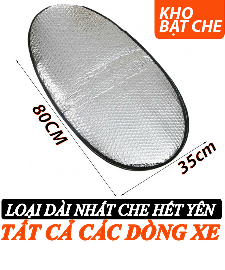 COMBO 5 Miếng Bạt Che Yên Xe Máy Kích Thước 80x35Cm - Loại Dài Nhất Che Hết Yên Xe