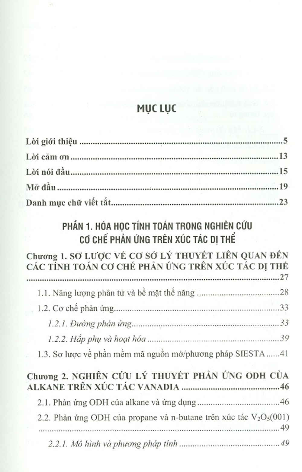 Hóa Học Tính Toán Trong Nghiên Cứu Bản Chất Vi Mô Của Một Số Quá Trình Dị Thể