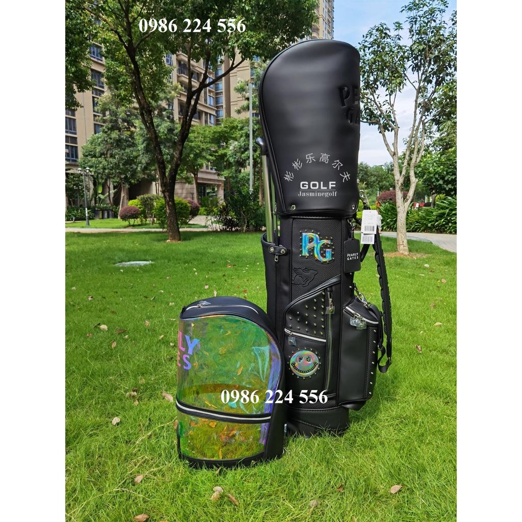 Túi gậy golf PG bánh xe tiện lợi da PU cao cấp chống nước bền đẹp - TN013