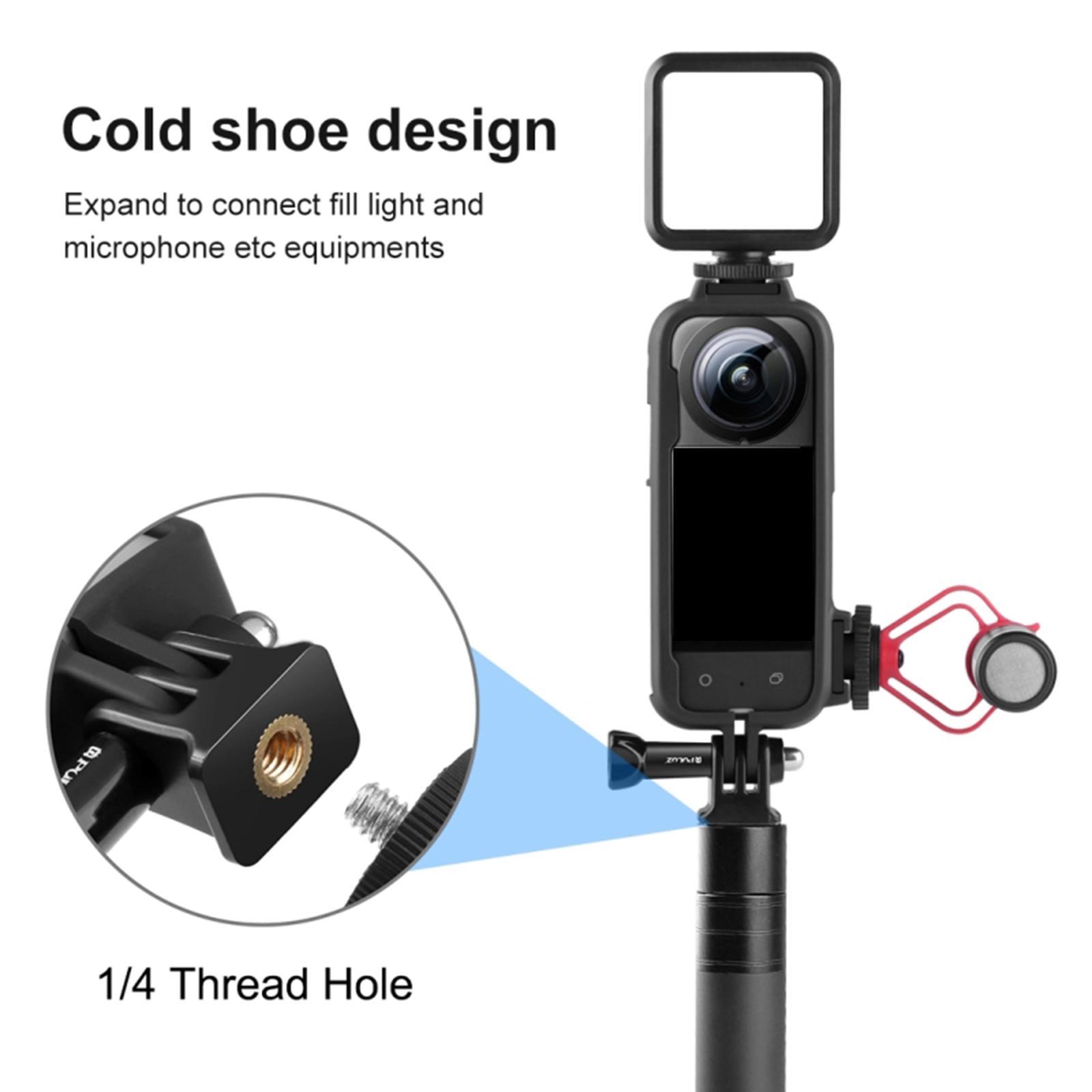 Protective Frame Case/ with 1/4 Screw Hole Camera Tripod Adapter Mount Cage/ for One x3 Durable/