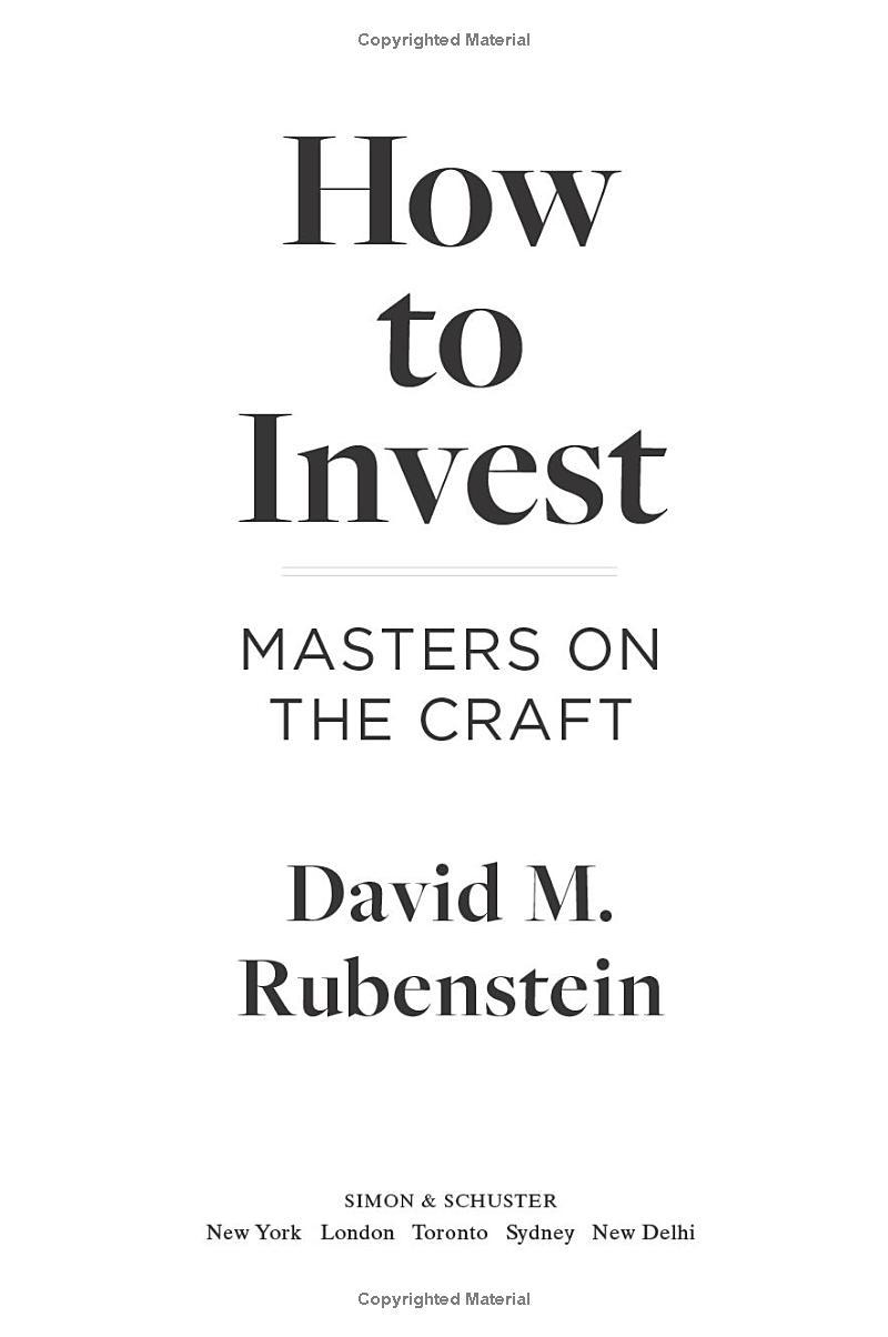 How To Invest: Masters On The Craft