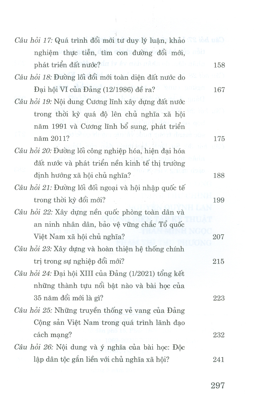 Hỏi - Đáp Môn Lịch Sử Đảng Cộng Sản Việt Nam
