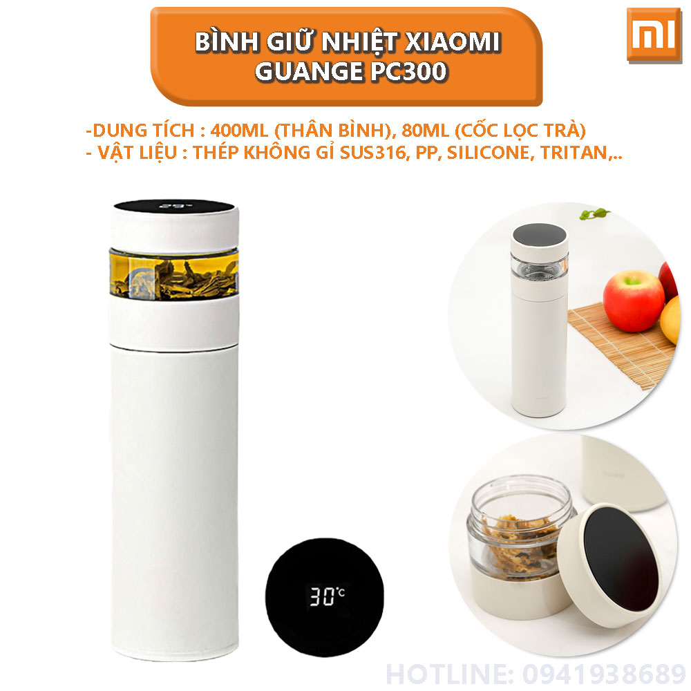 Bình giữ nhiệt xiaomi Guange PC300