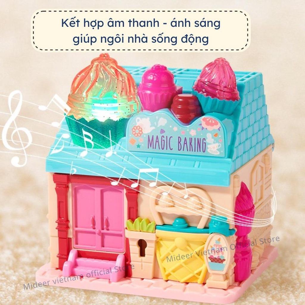 Nhà búp bê mini Mideer Magic Dollhouse Mô hình ngôi nhà búp bê cho bé gái 2 3 4 5 Tuổi