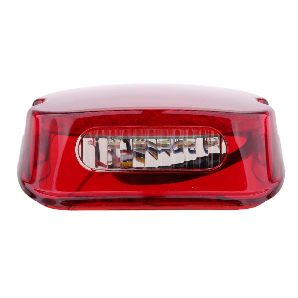 Red Motorcycle LED Turn Signal Tail Light For 91-10 Harley Sportster Softail