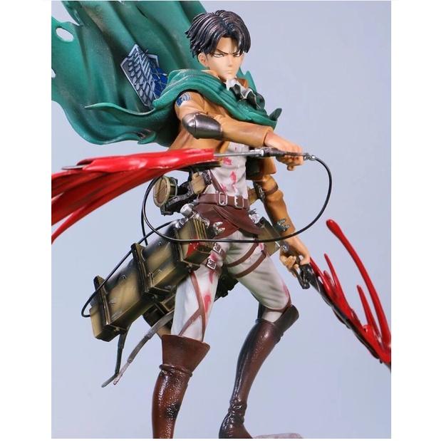 Mô hình Đại úy Levi Ackerman hiệu ứng máu - Attack on titan