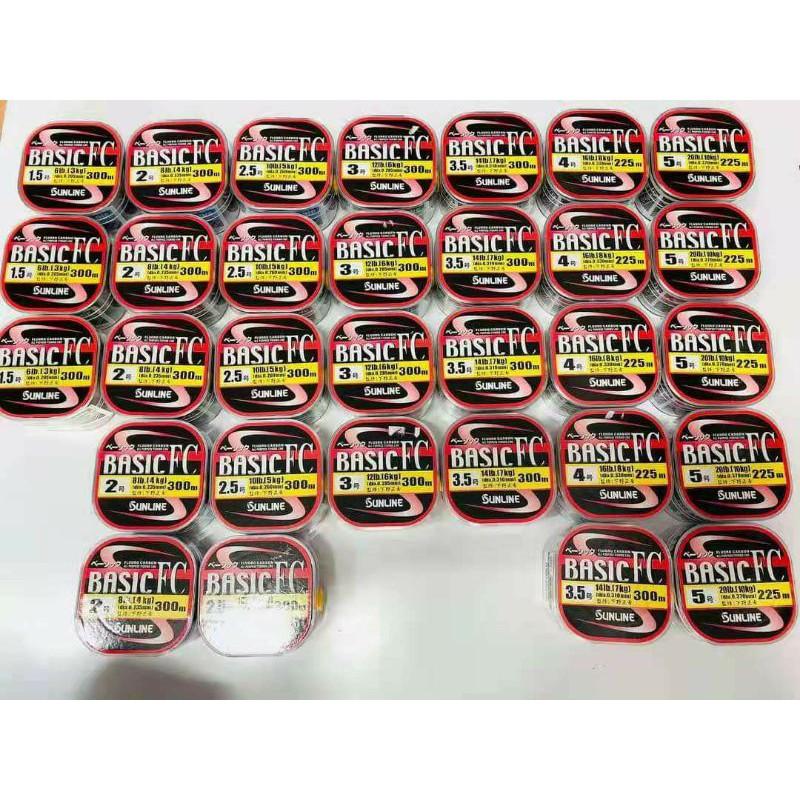 Cước câu cá Sunline basic FC 300m