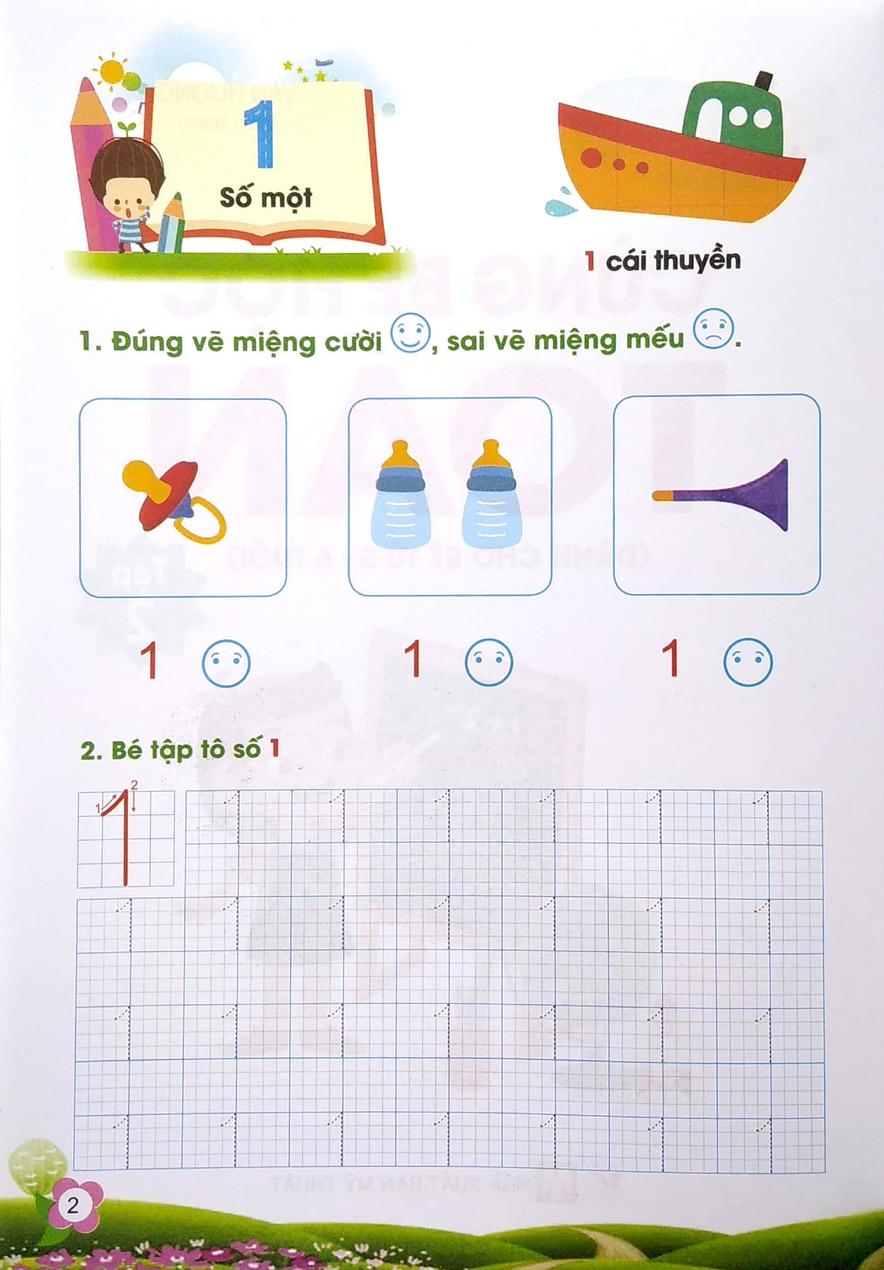 Bé Tự Tin Vào Lớp 1 - Cùng Bé Học Toán - Tập 2