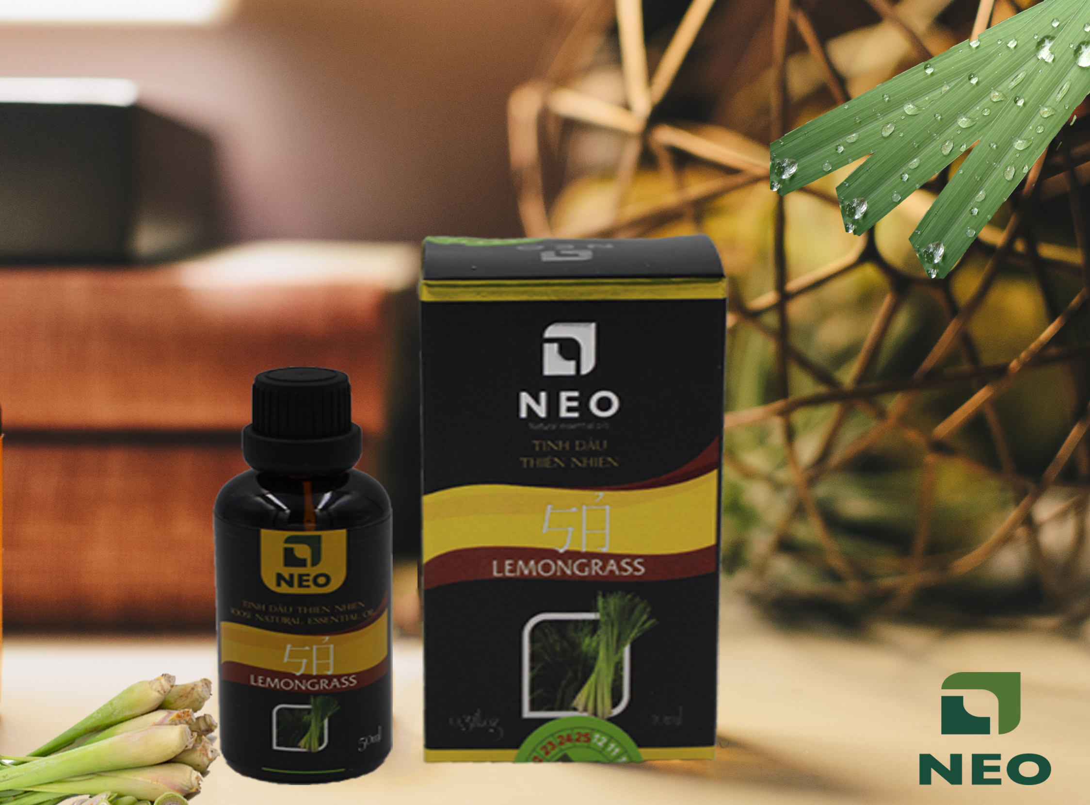 Tinh Dầu Thiên Nhiên Sả NEO 10ml