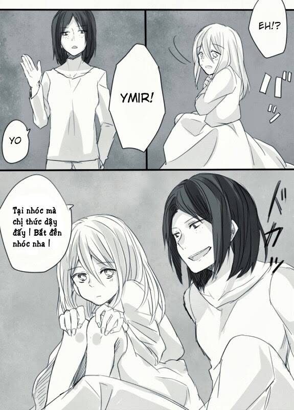 đại chiến titan - doujinshi về các cô gái chapter 50 8