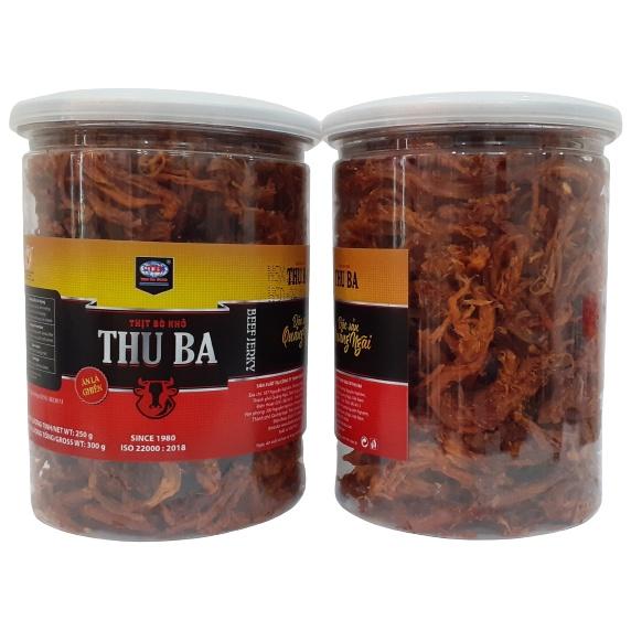 Bò khô sợi cay vừa ngon 300gr x 2 hộp đặc sản Quảng Ngãi làm quà Tết