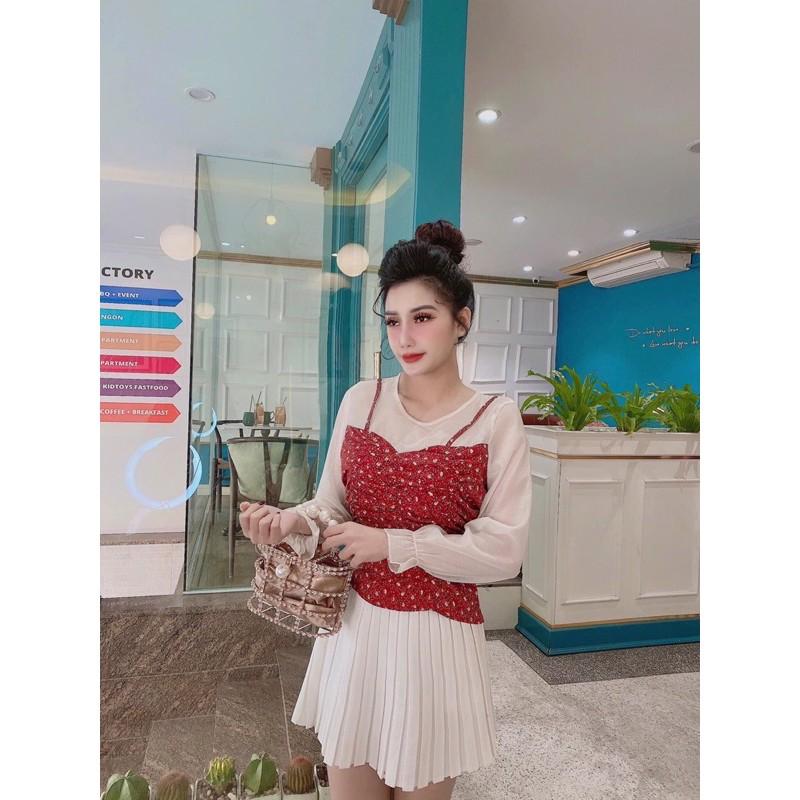 Áo hoa nhí tay tơ