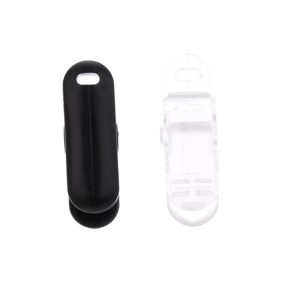 10 Pieces Plastic Tie Down Emergency Awning Set Tarp Clips Tent Clamps Black