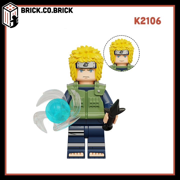Đồ chơi Lắp ráp Hokage Đệ nhất Đệ Nhị Đệ Tam Itachi Mặt nạ cáo Kakashi Minato KDL814