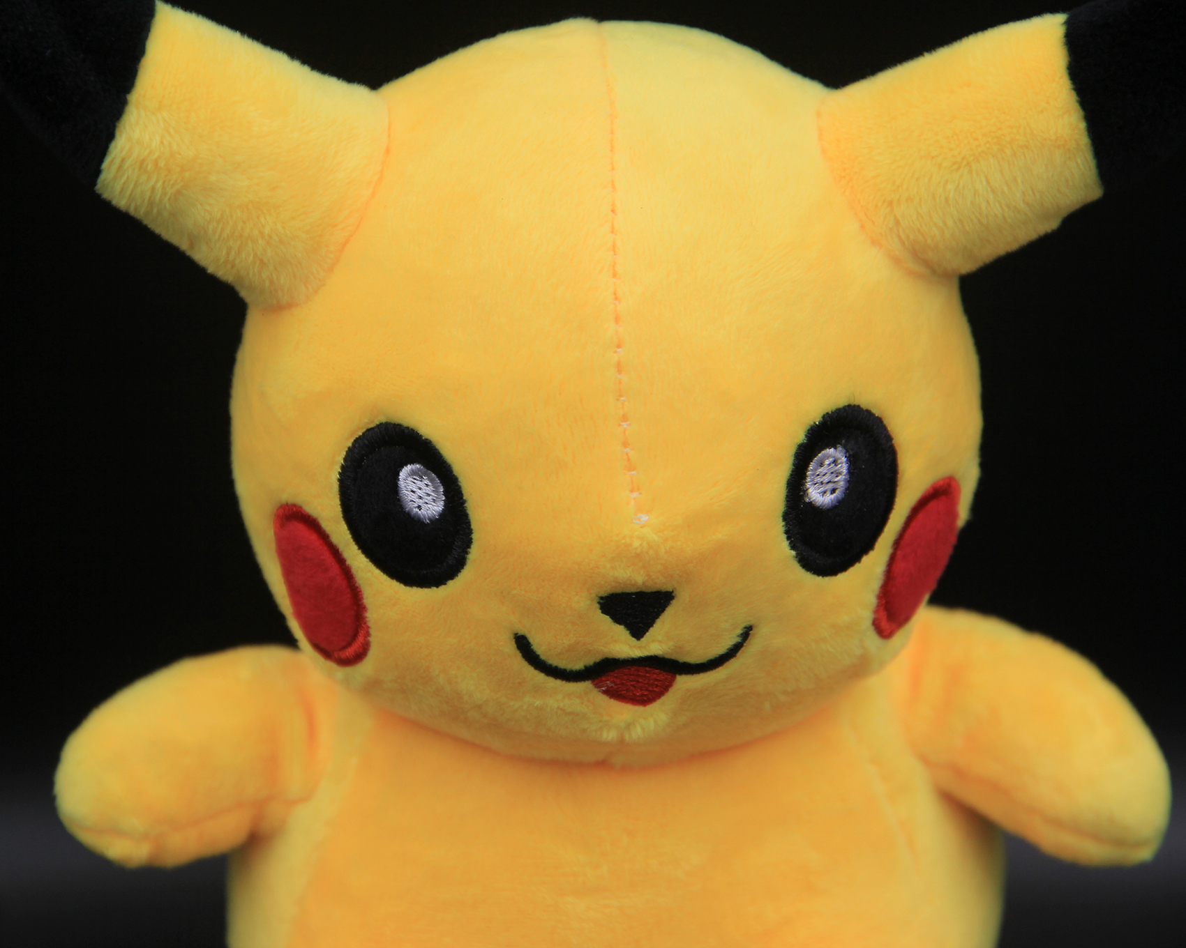 Gấu Bông/ Thú Nhồi Bông POKEMON PIKACHU Siêu Dễ Thương 19 cm (Tặng kèm móc khóa da bò thật màu ngẫu nhiên) BA00157