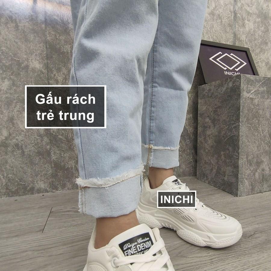 Quần Jean nữ INICHI Q903 ống rộng SIMPLE JEAN Unisex vải jean cao cấp chất đẹp